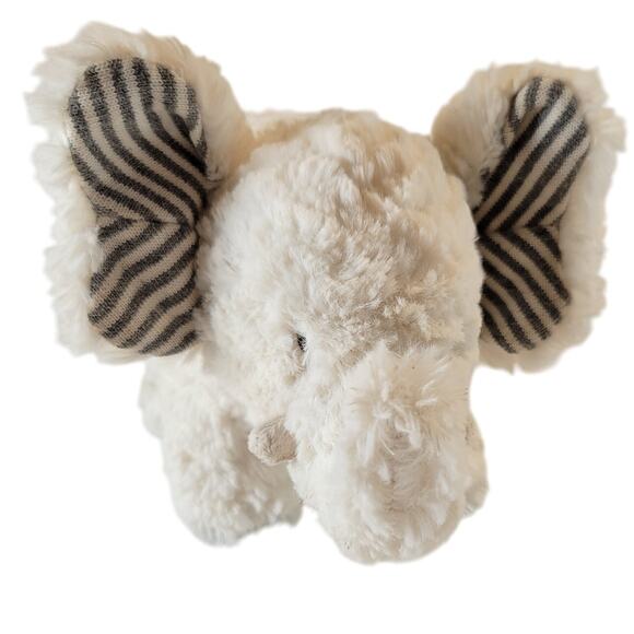 Mary Meyer Cream Elephant Plush Wind-Up Musical 9" Stuffed Animal Toy Plushy - Picture 2 of 10